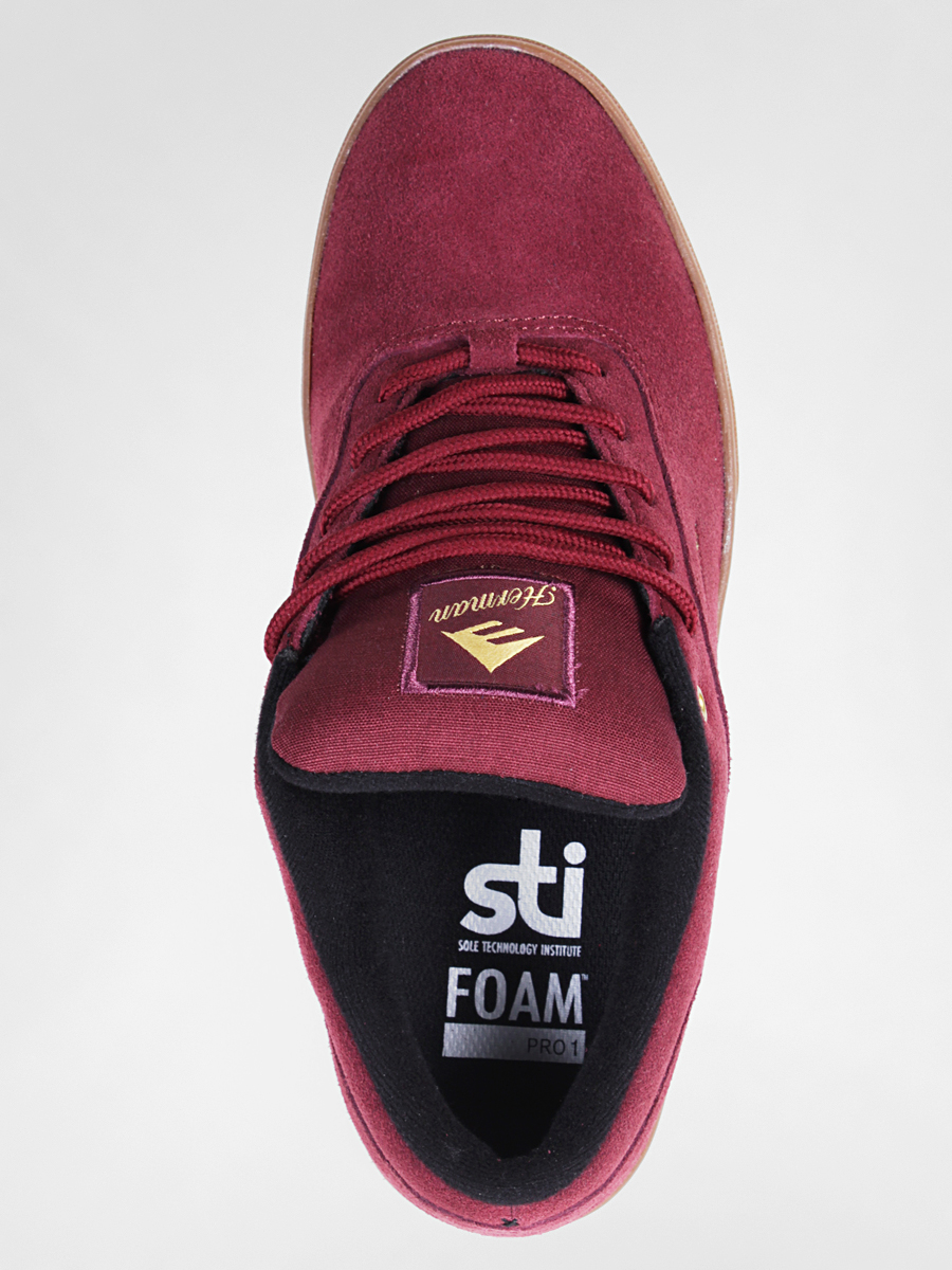 Buty Emerica G-Code!!! (burgundy/gum)