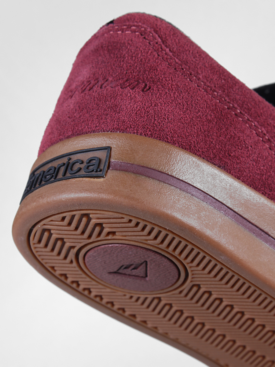 Buty Emerica G-Code!!! (burgundy/gum)