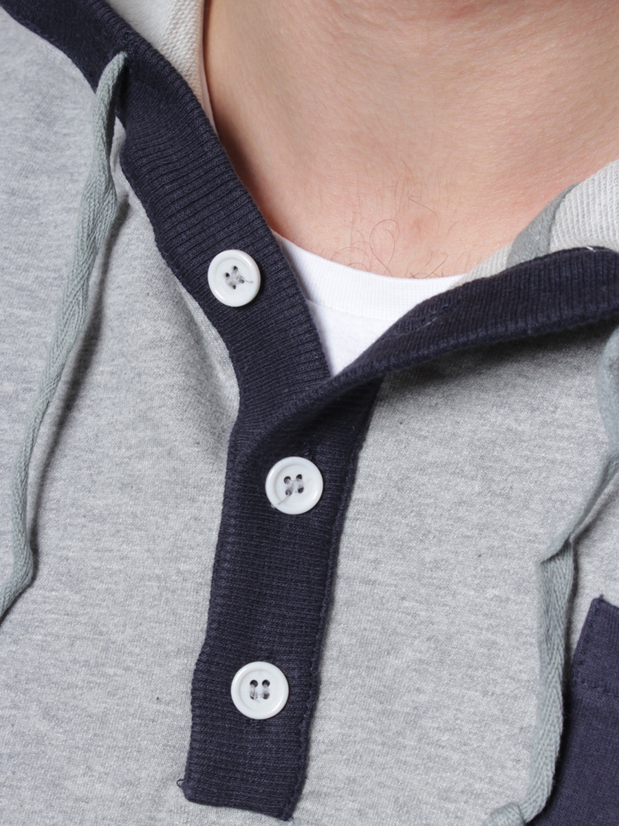 Bluza z kapturem Fenix Slave (heather gray/dark navy)