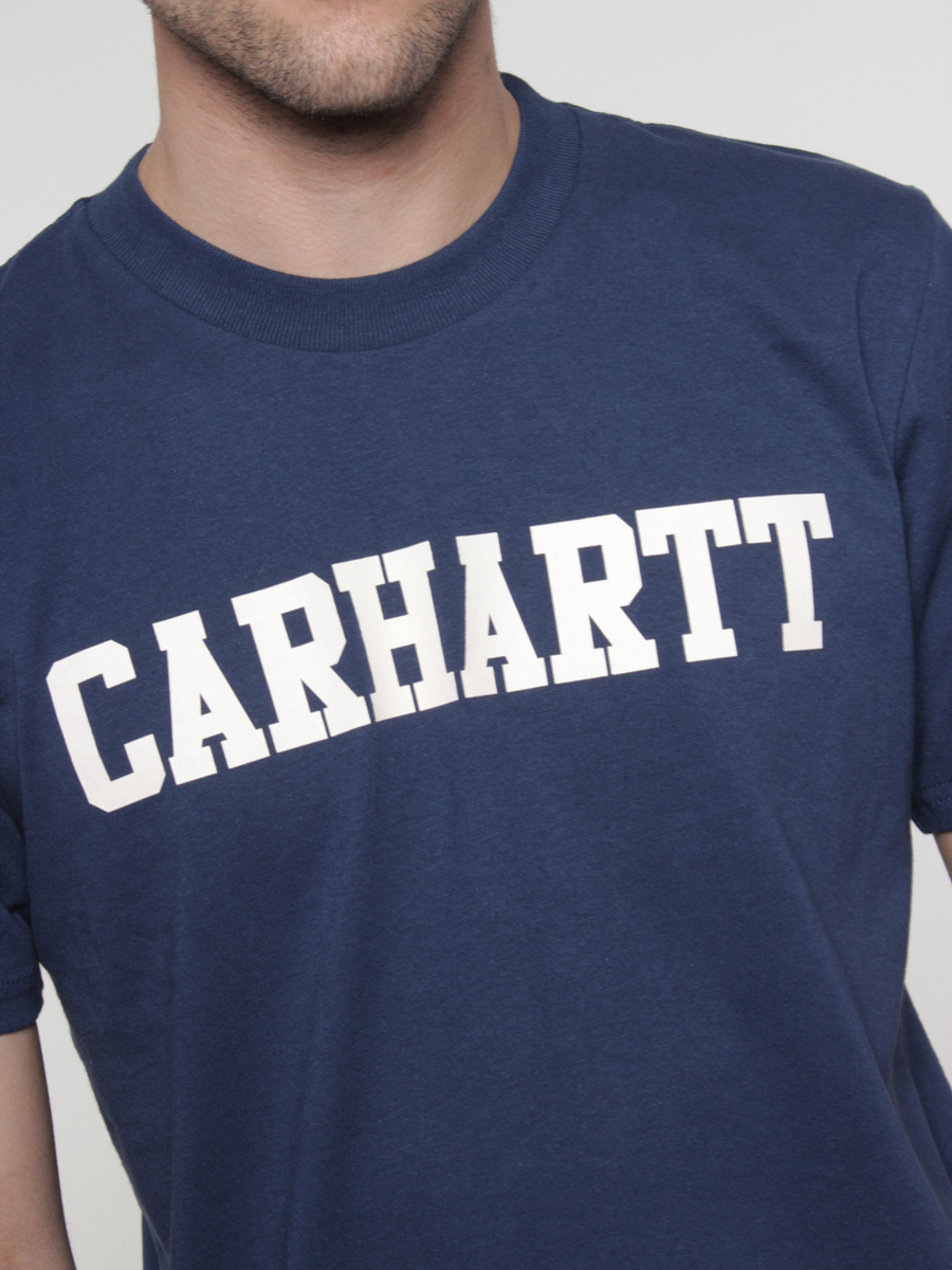 T-Shirt Carhartt College (federal/broken white) 