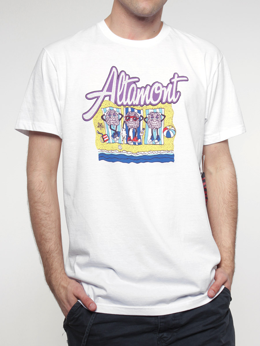 T-Shirt Altamont Getting Baked S/S Tee (white)