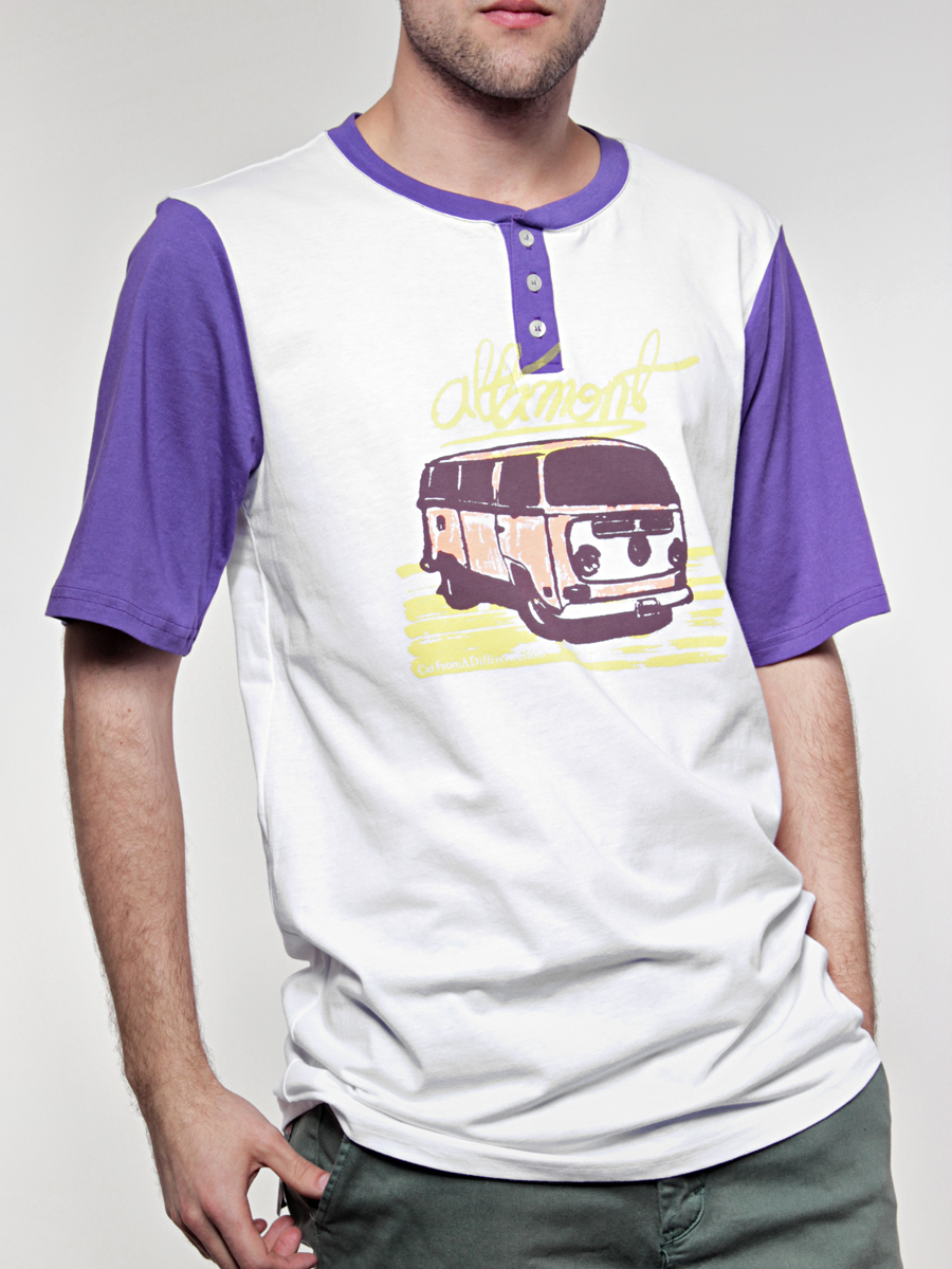 T-Shirt Altamont Burning Sand S/S Henley (white)