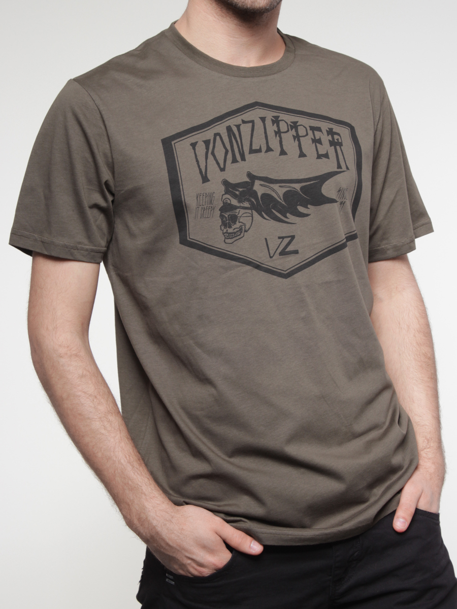 T-Shirt Von Zipper Flying Bat TEE (khaki)