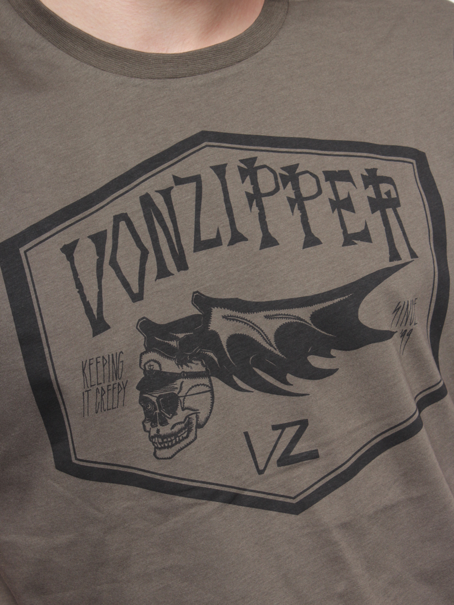 T-Shirt Von Zipper Flying Bat TEE (khaki)