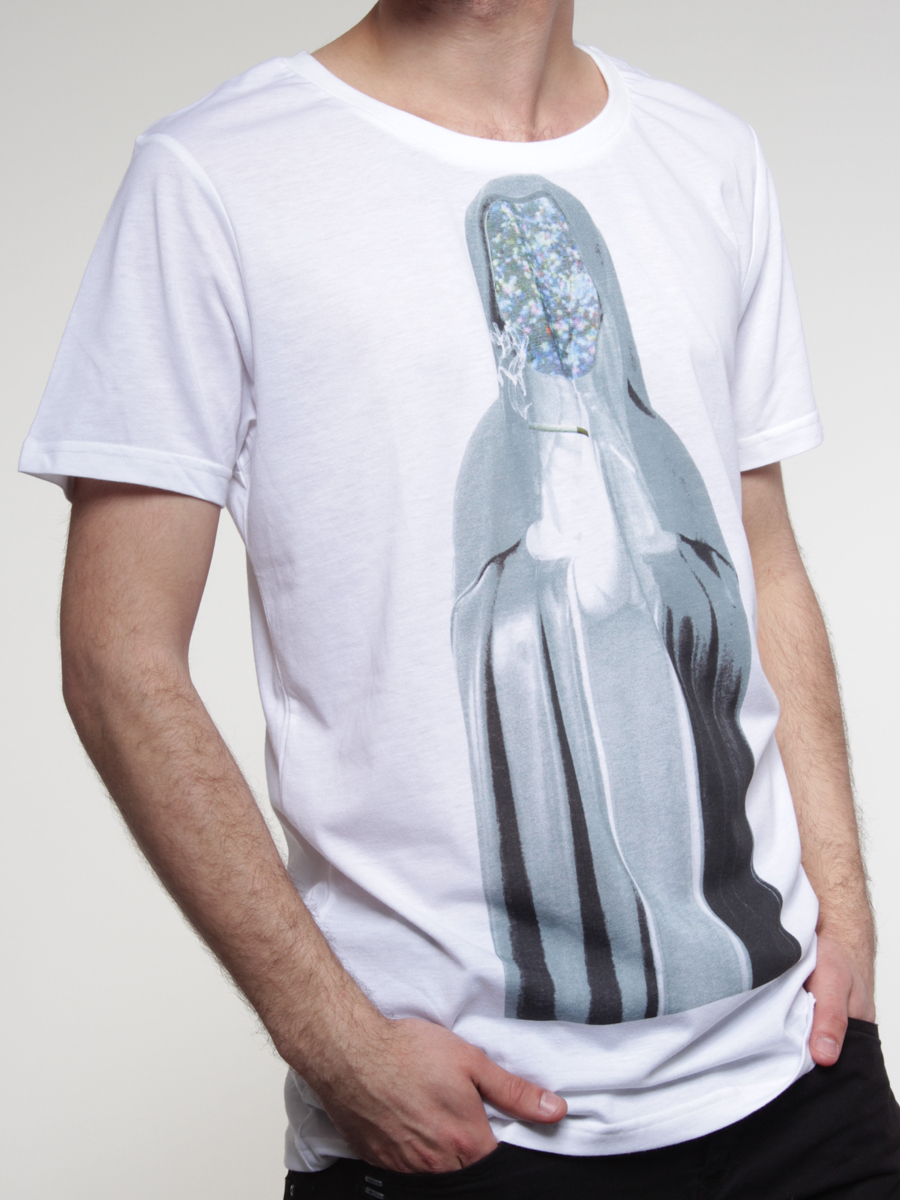 T-Shirt Von Zipper Black Angle TEE (white)