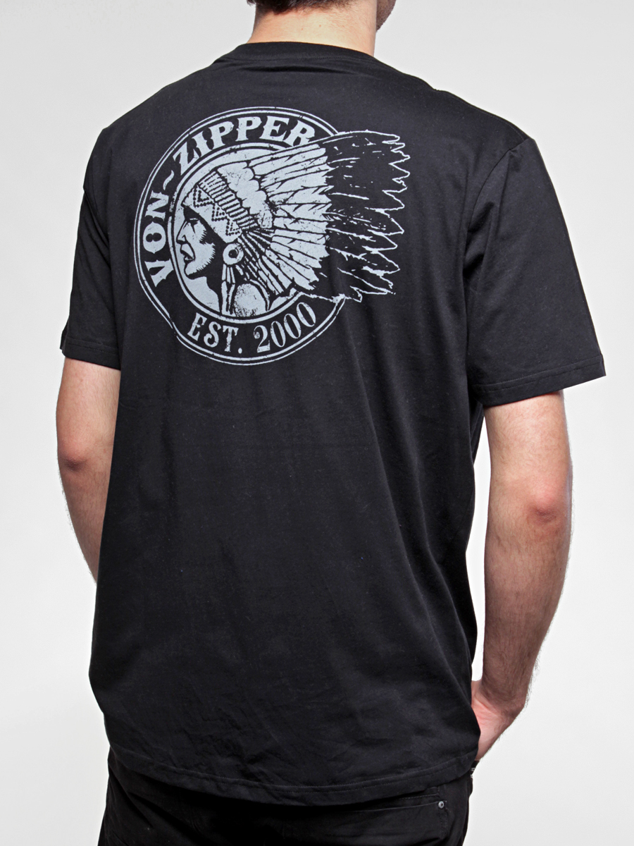 T-Shirt Von Zipper Red Skin TEE (black)