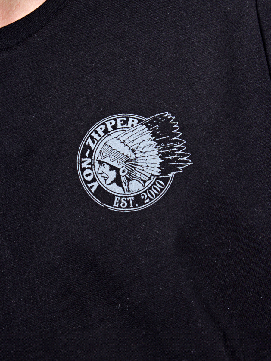 T-Shirt Von Zipper Red Skin TEE (black)