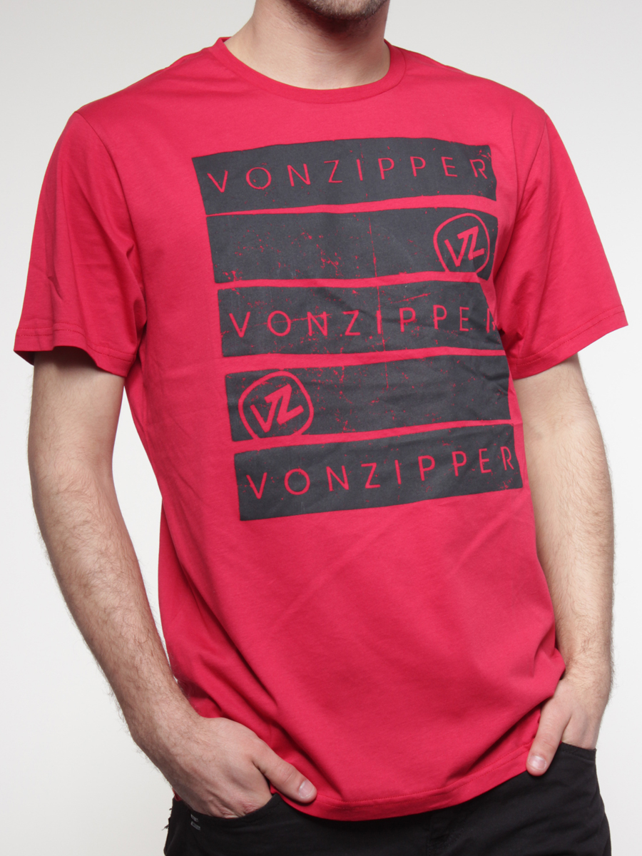 T-Shirt Von Zipper Flying Bat TEE (red)