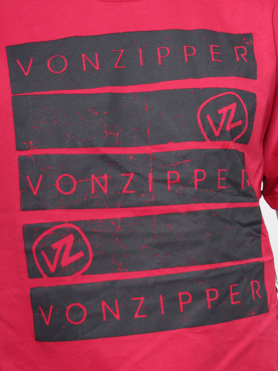 T-Shirt Von Zipper Flying Bat TEE (red)