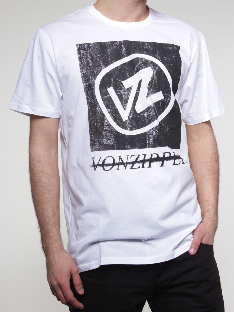T-Shirt Von Zipper Cross Out TEE (white)