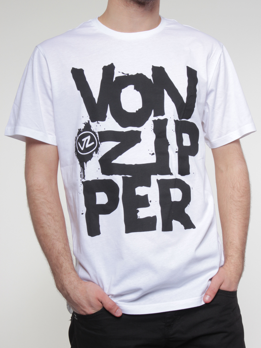 T-Shirt Von Zipper Dripping TEE (white)