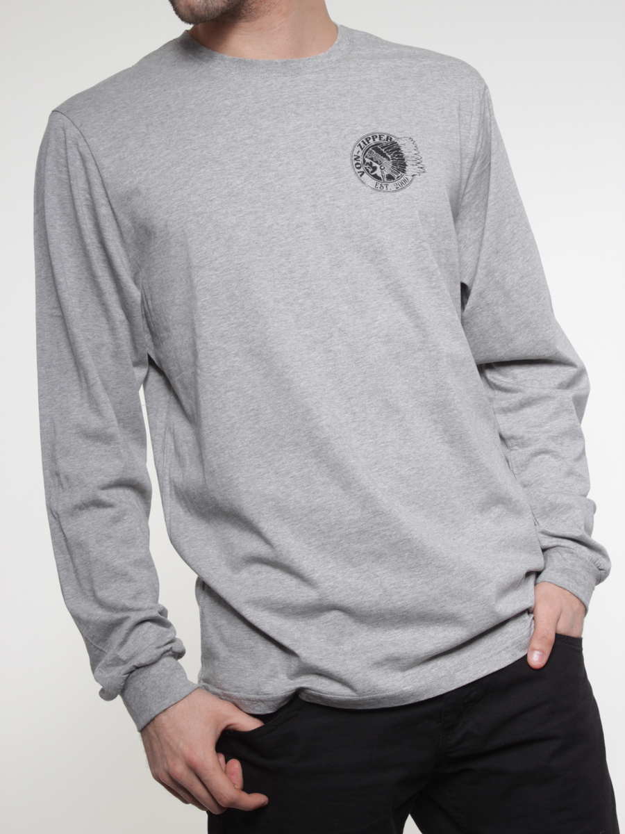 Longsleeve Von Zipper Red Skin (grey)