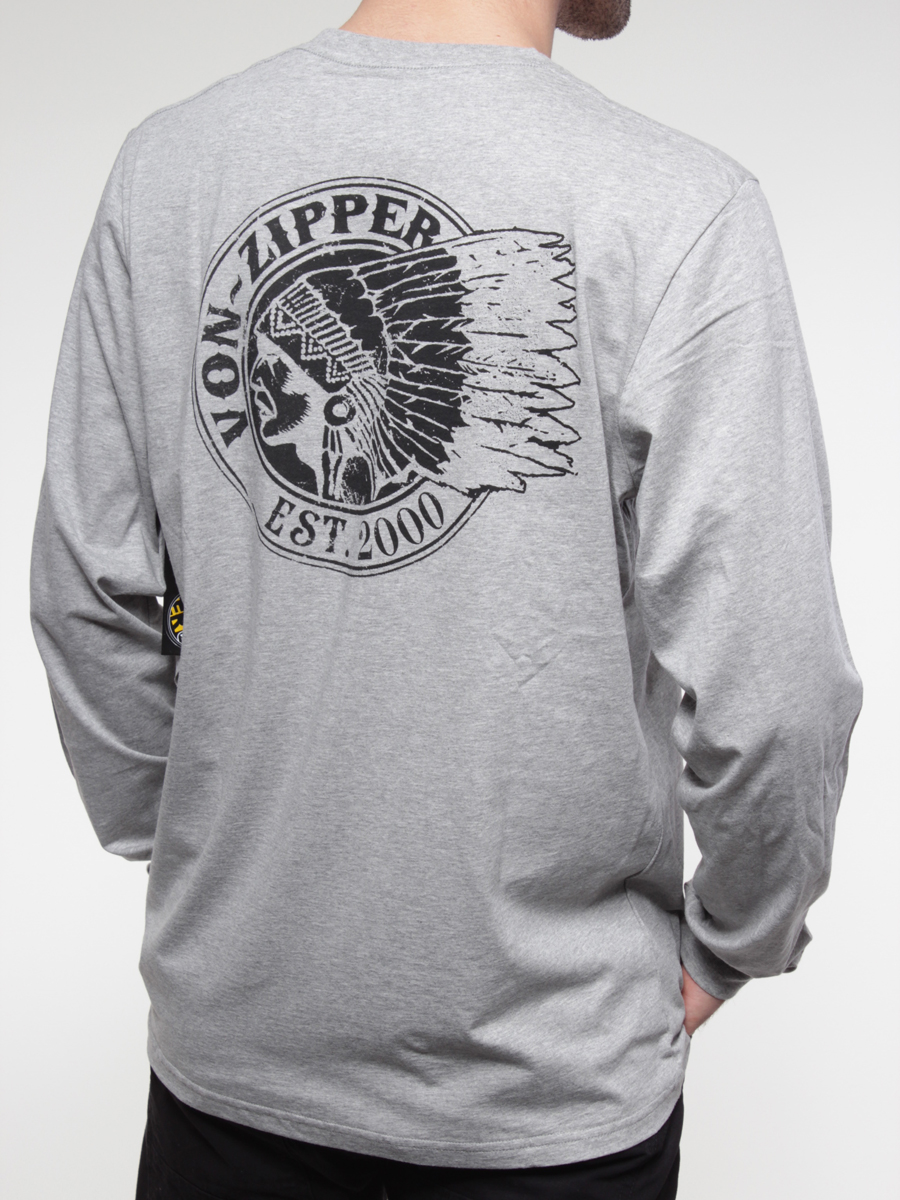 Longsleeve Von Zipper Red Skin (grey)