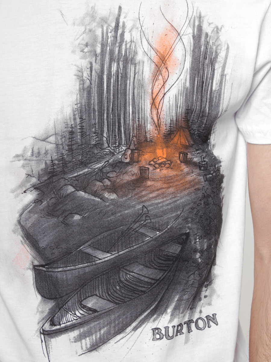 T-Shirt Burton Campout (white)