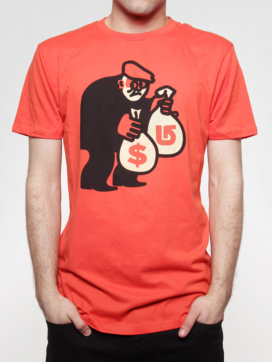 T-shirt Burton Robber (burnt orange)
