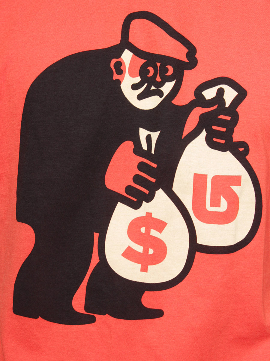 T-shirt Burton Robber (burnt orange)