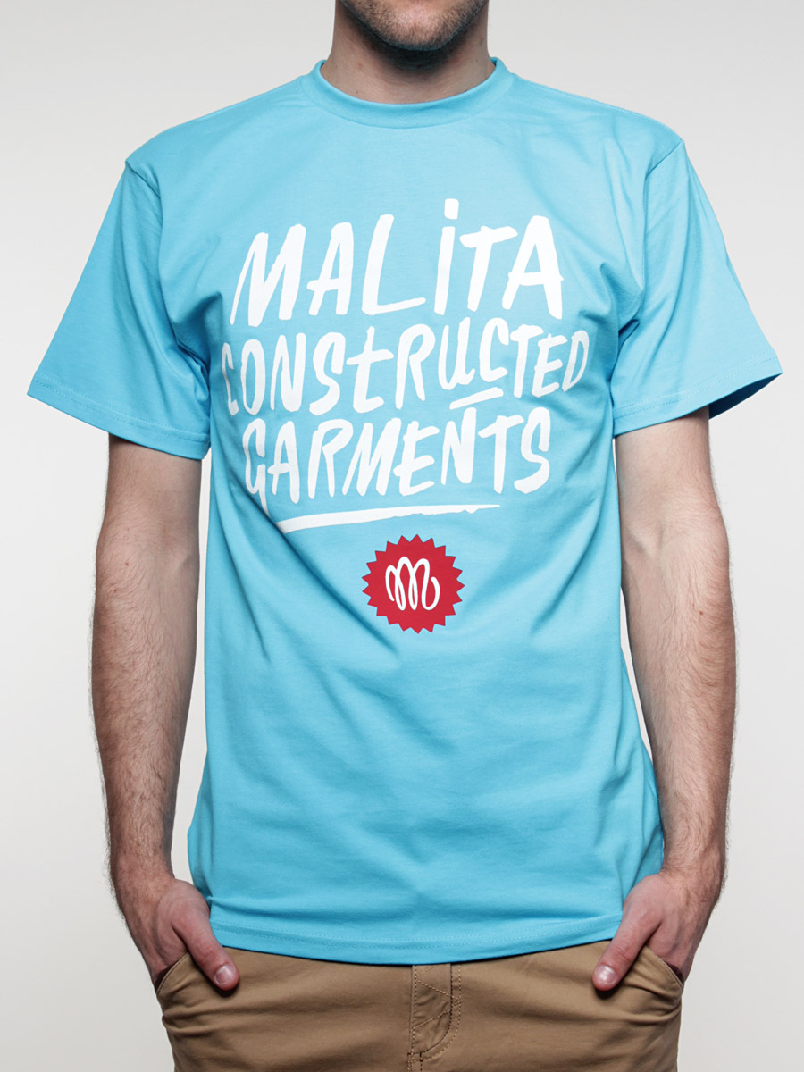 T-Shirt Malita Constructed Brush (blue)