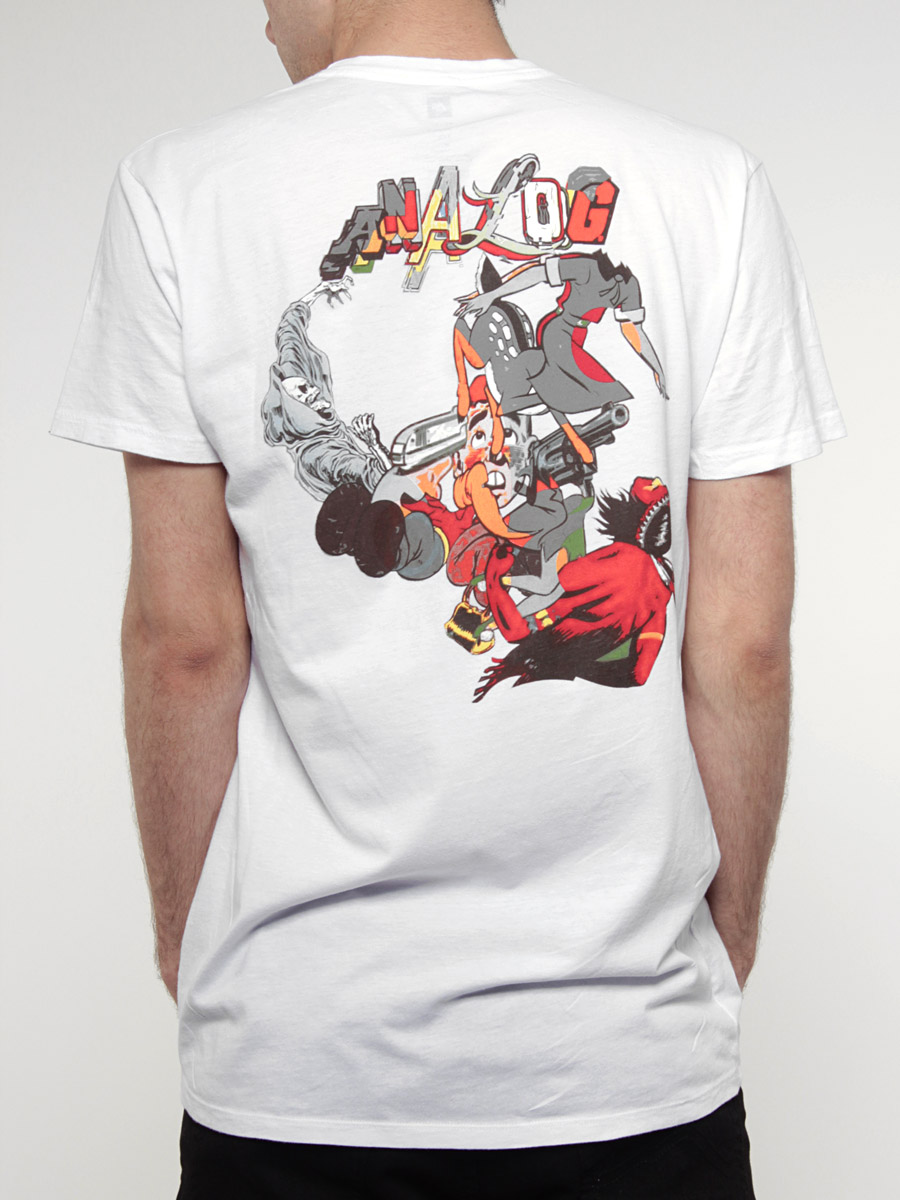 T-shirt Analog Stick Up (white)