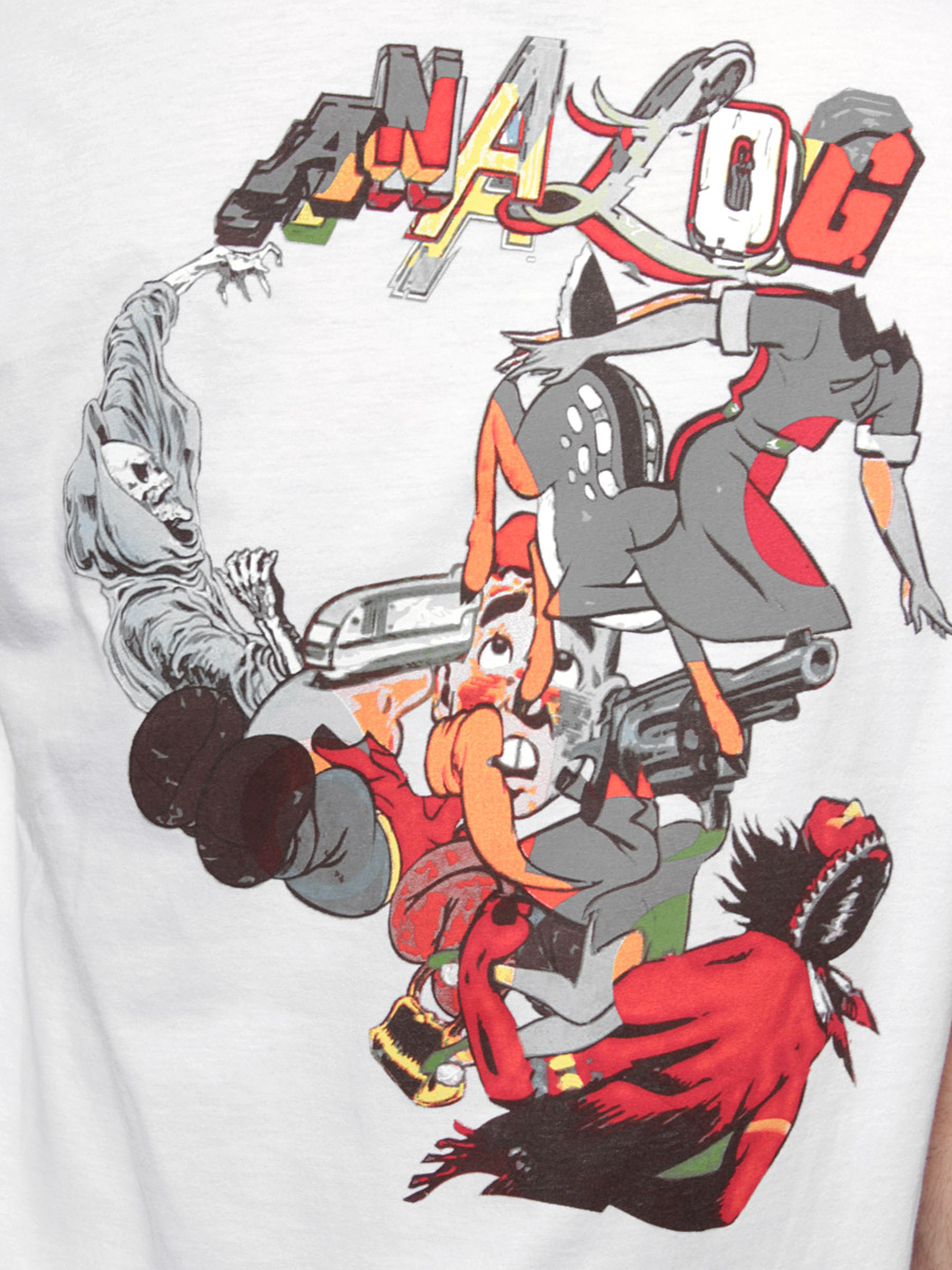 T-shirt Analog Stick Up (white)