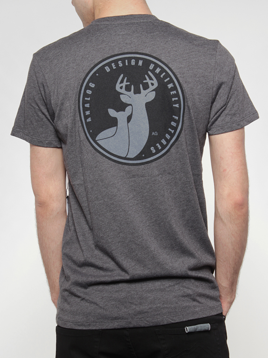 T-shirt Analog Nation Reserve (charcoal heather)