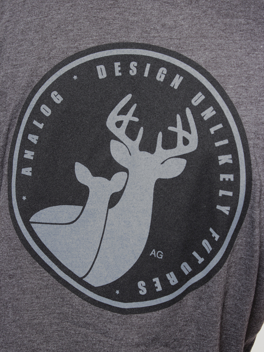 T-shirt Analog Nation Reserve (charcoal heather)