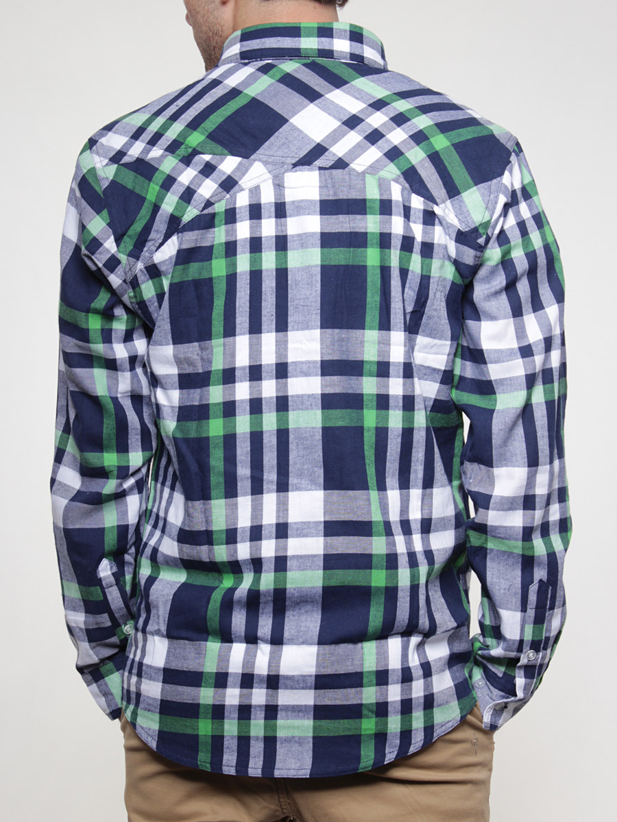 Koszula Malita Classic (navy/green)