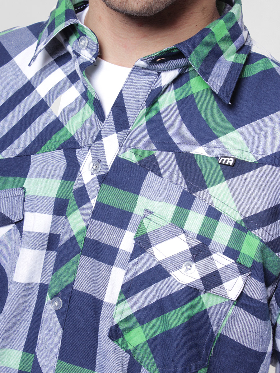 Koszula Malita Classic (navy/green)