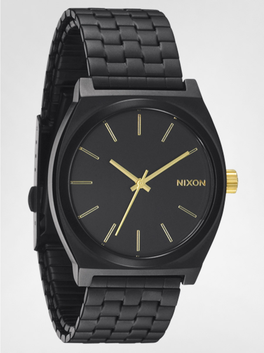 Zegarek Nixon Time Teller (matte black/gold)
