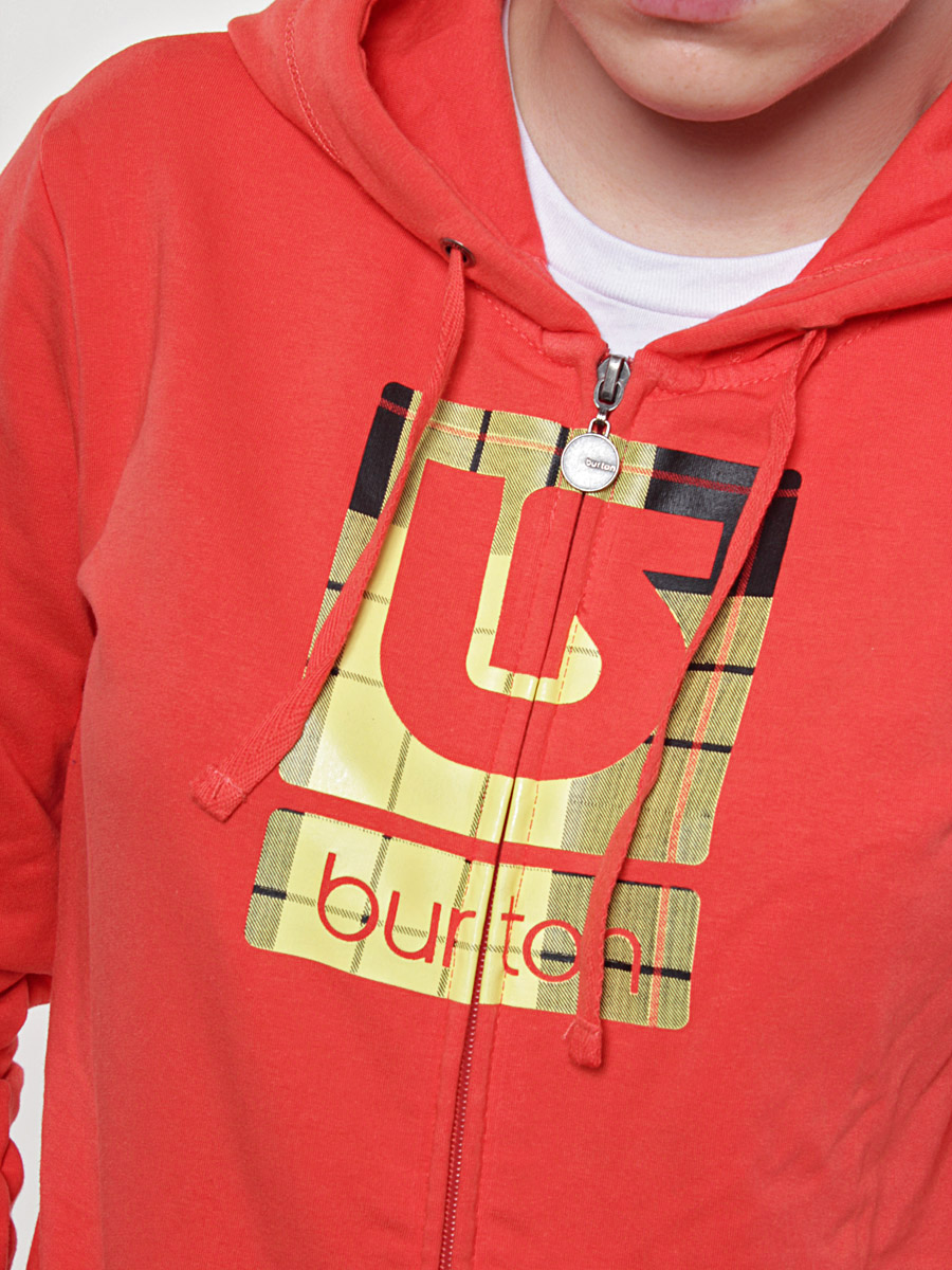 Bluza z kapturem Burton Logo Fill FZ Wmn (berry)