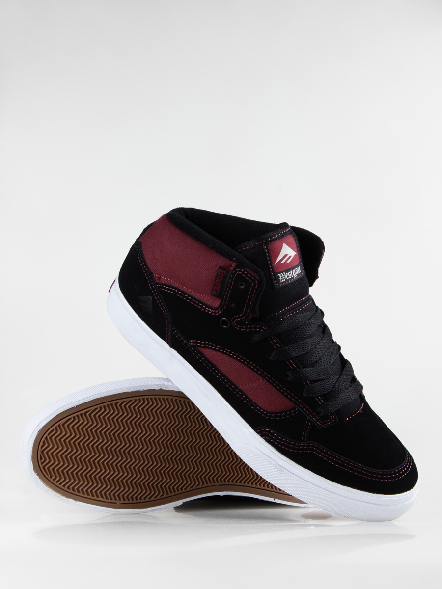 Buty Emerica Westgate (black/white/burgundy)