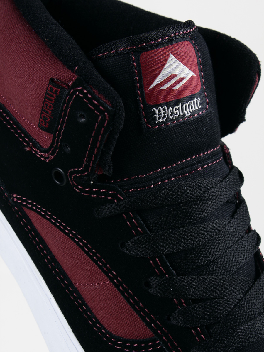 Buty Emerica Westgate (black/white/burgundy)