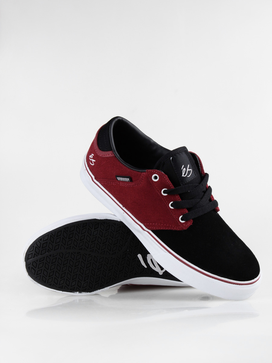 Buty éS Edgar (maroon/black/white)