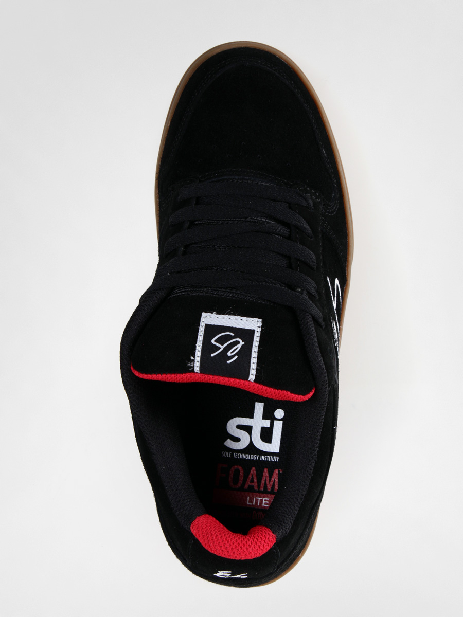 Buty éS Bedford (black/red/gum)
