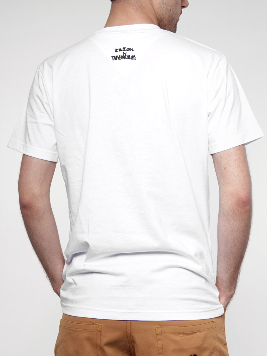 T-Shirt Turbokolor Zbiok sk8 (biały)