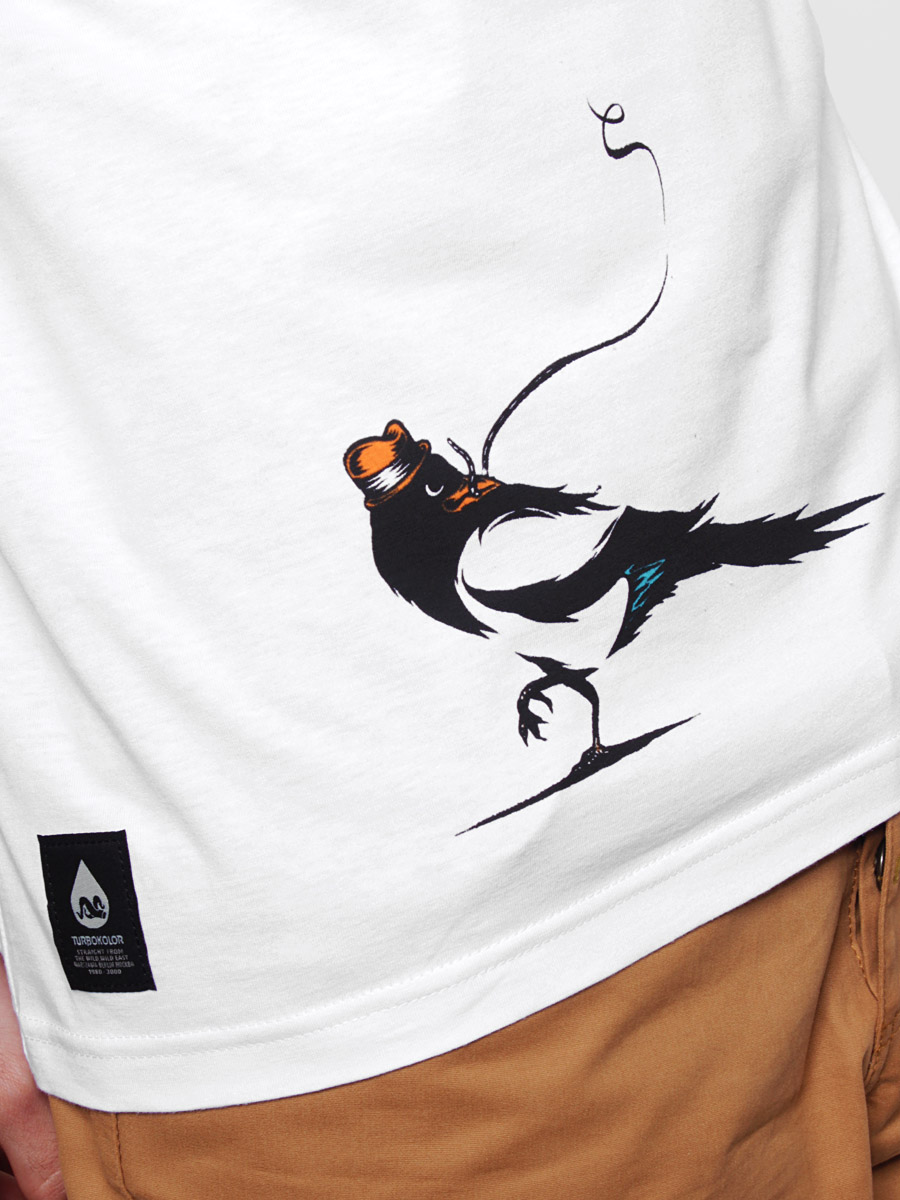 T-Shirt Turbokolor Kavka (biały)