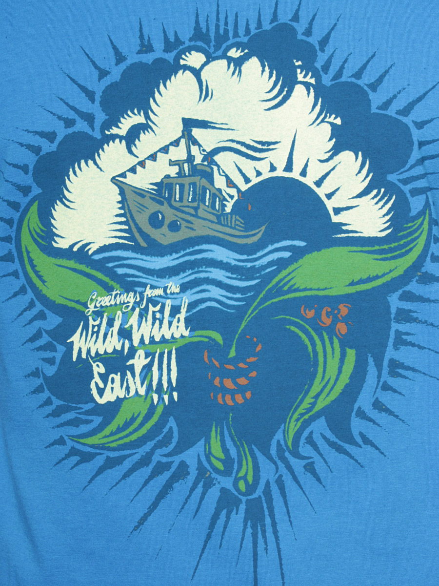 T-Shirt Turbokolor Polanski (niebieski)