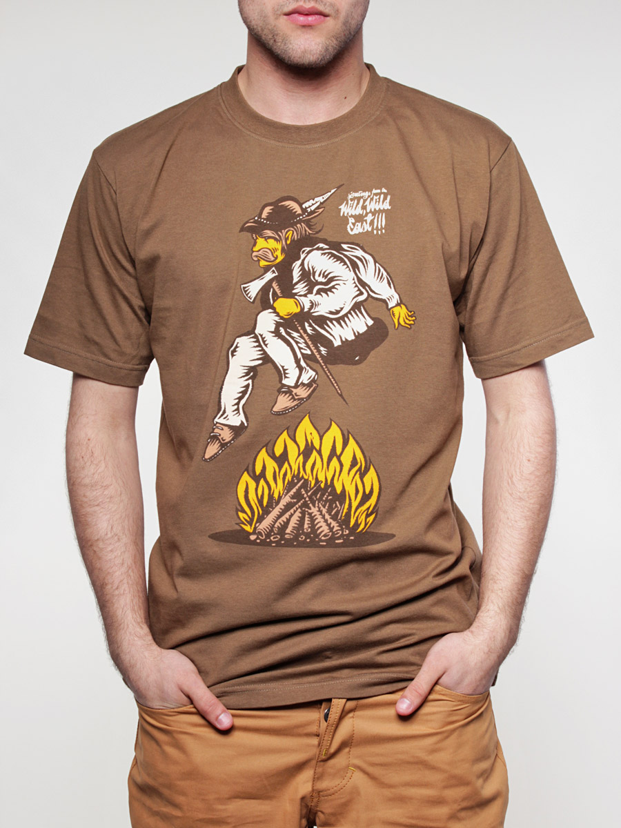 T-Shirt Turbokolor Tatra (brązowa)