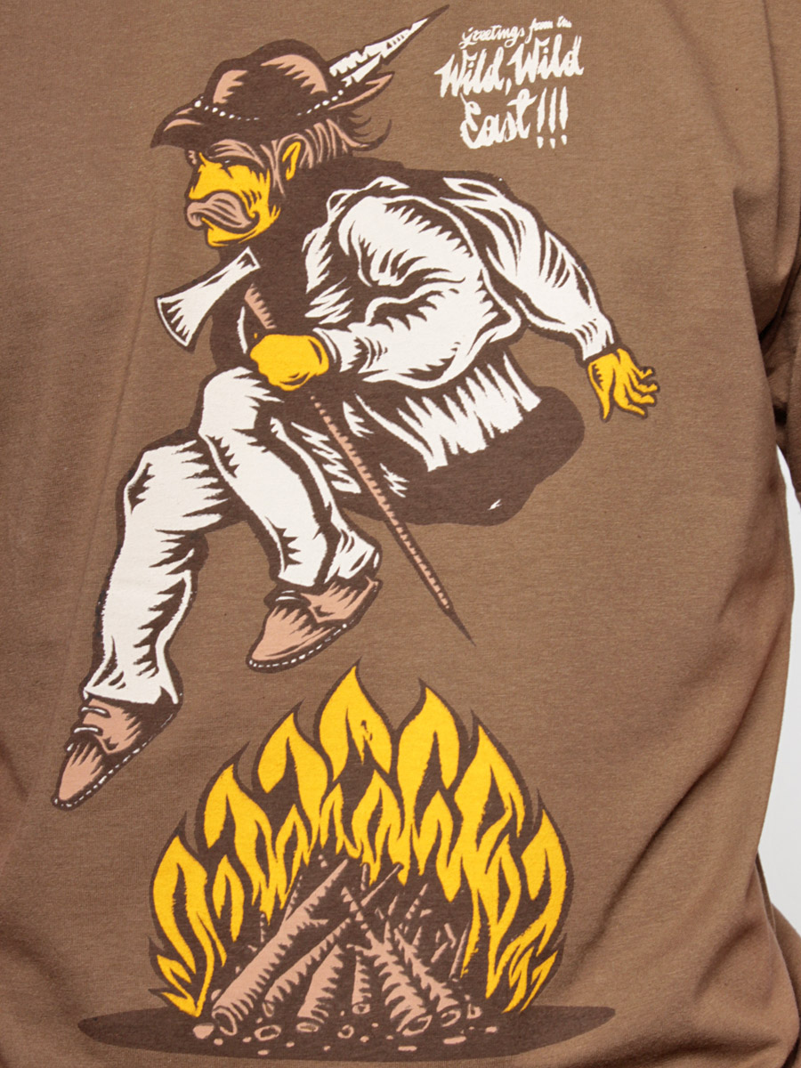 T-Shirt Turbokolor Tatra (brązowa)