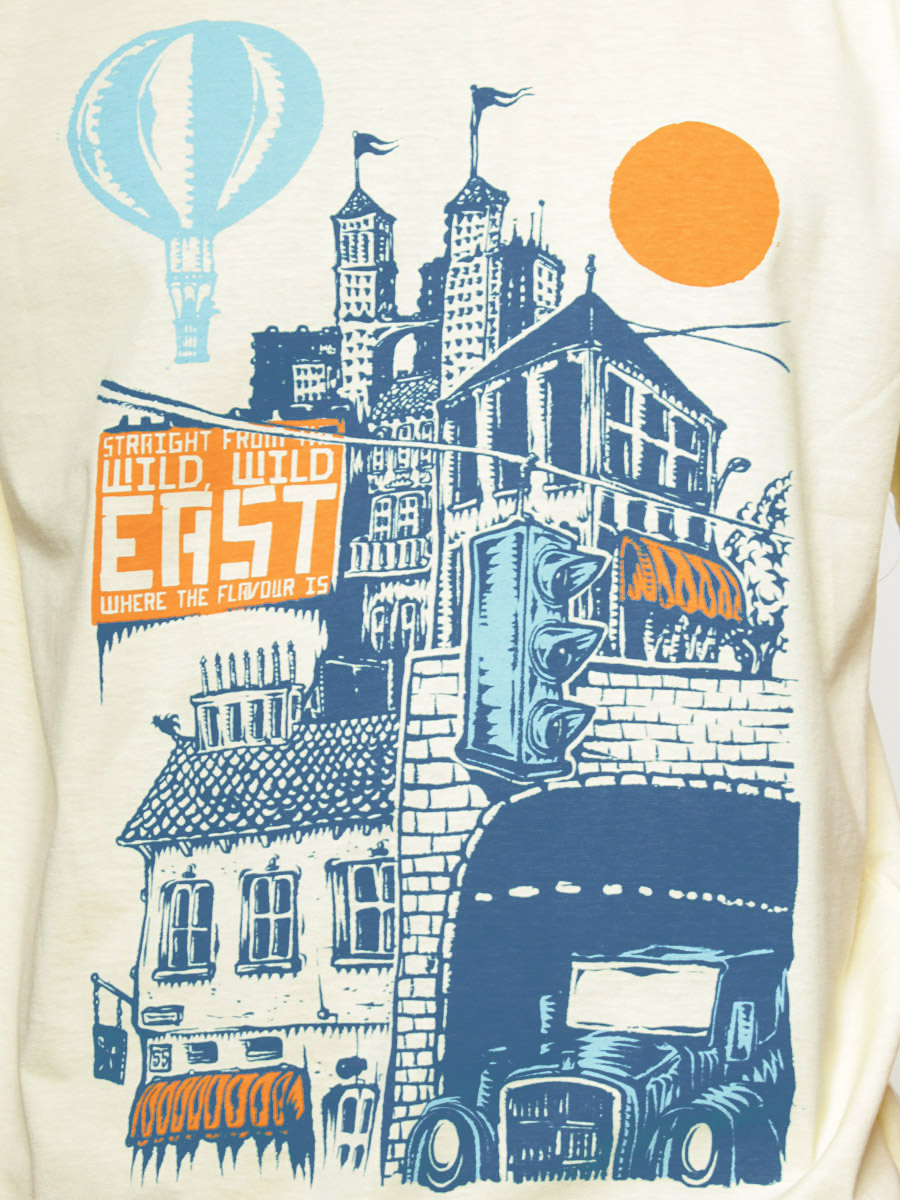 T-Shirt Turbokolor Burg (żółta)