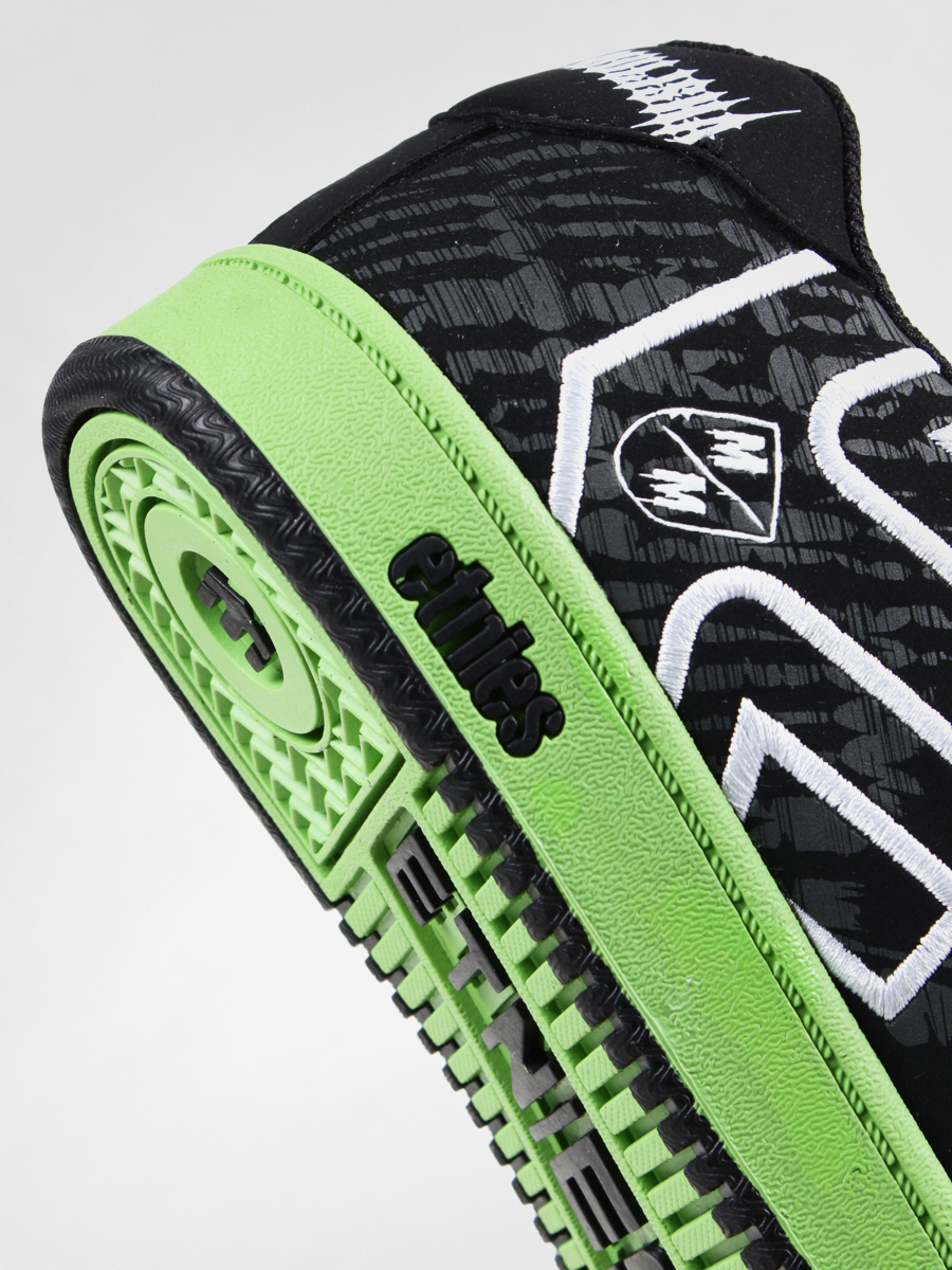 Dziecięce buty Etnies Kids Metal Mulisha Fader (black/white/green)