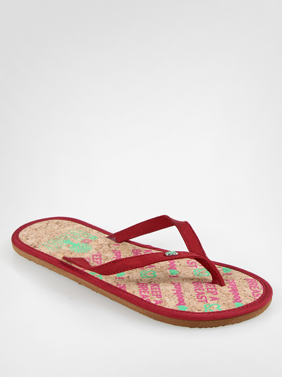 Klapki japonki Etnies Kab Flats Wmn (red/tan)
