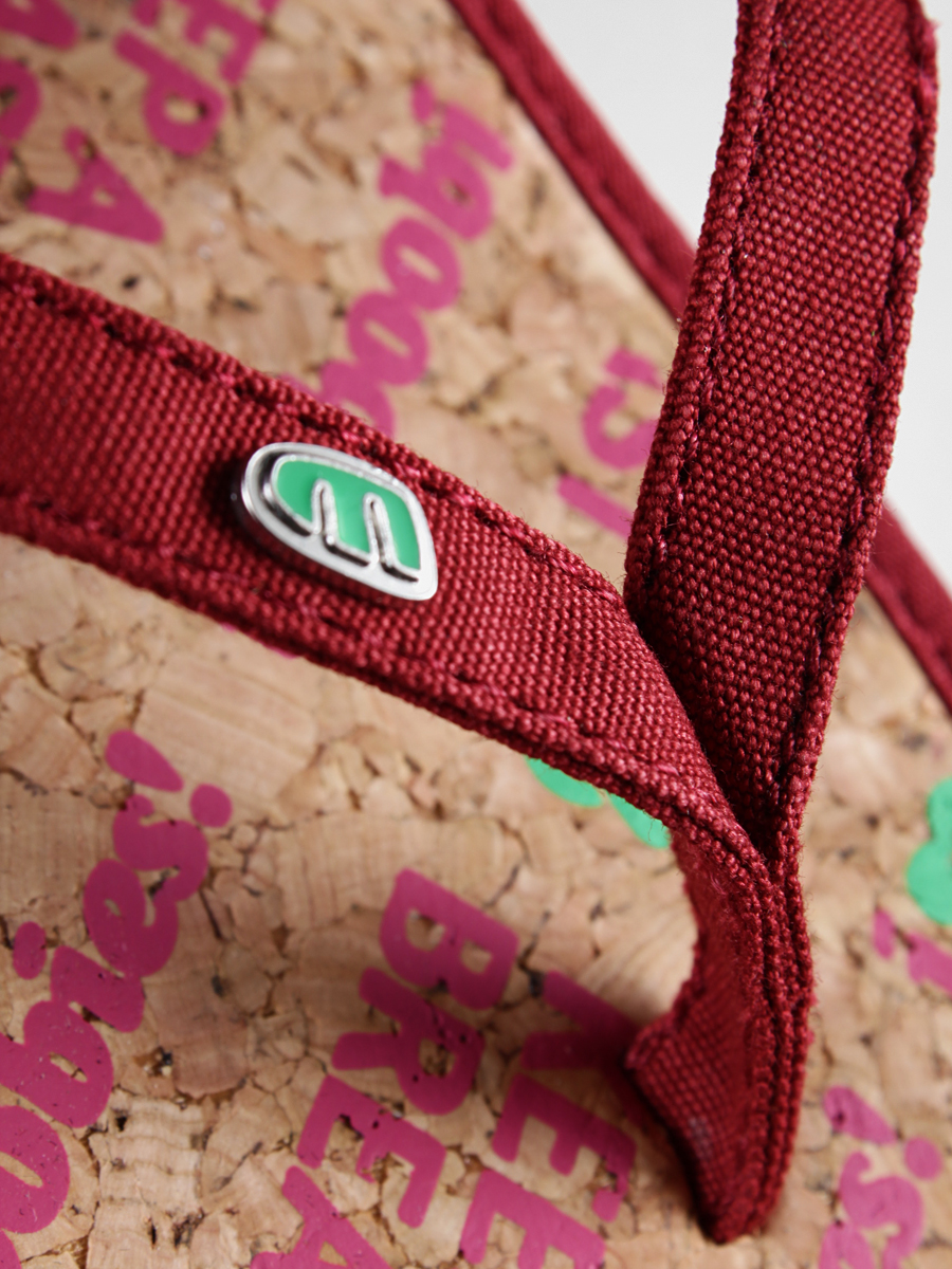 Klapki japonki Etnies Kab Flats Wmn (red/tan)