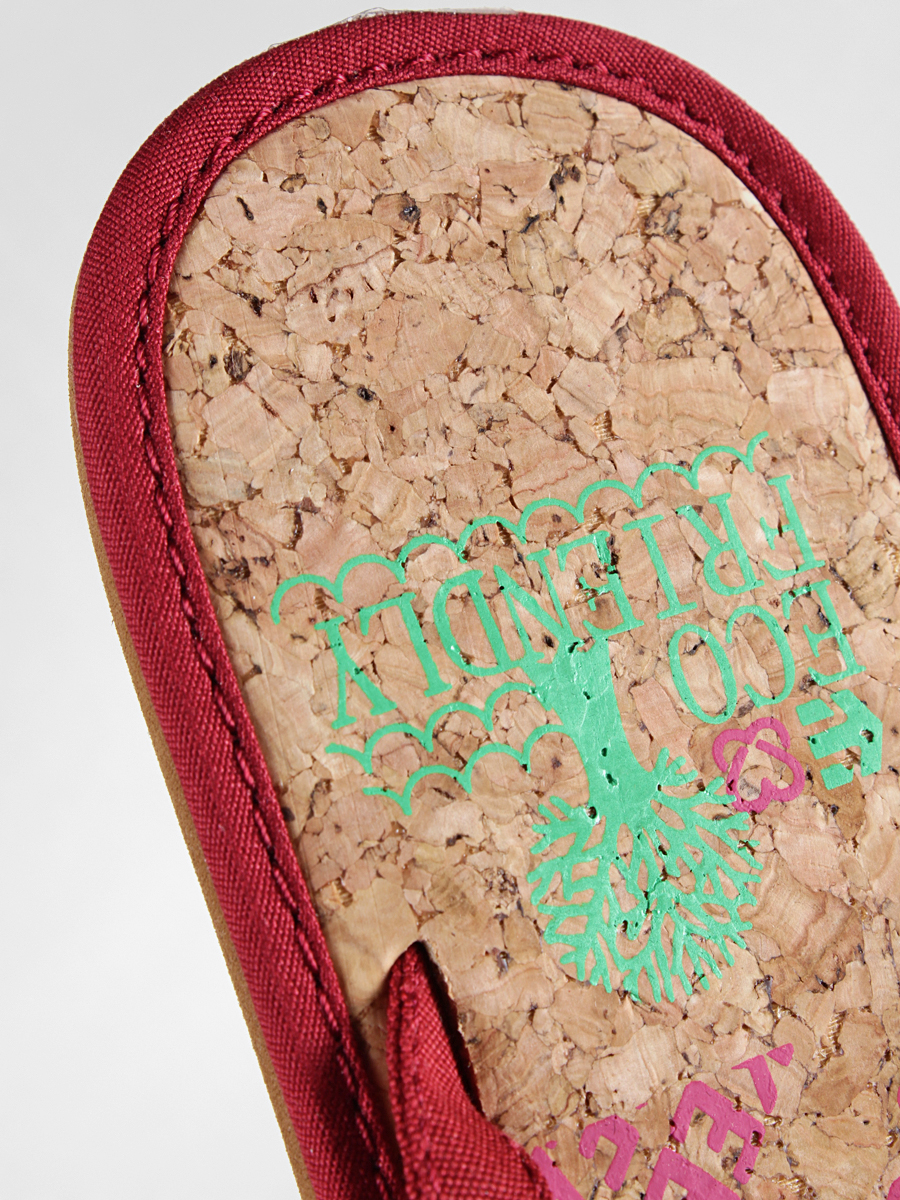 Klapki japonki Etnies Kab Flats Wmn (red/tan)