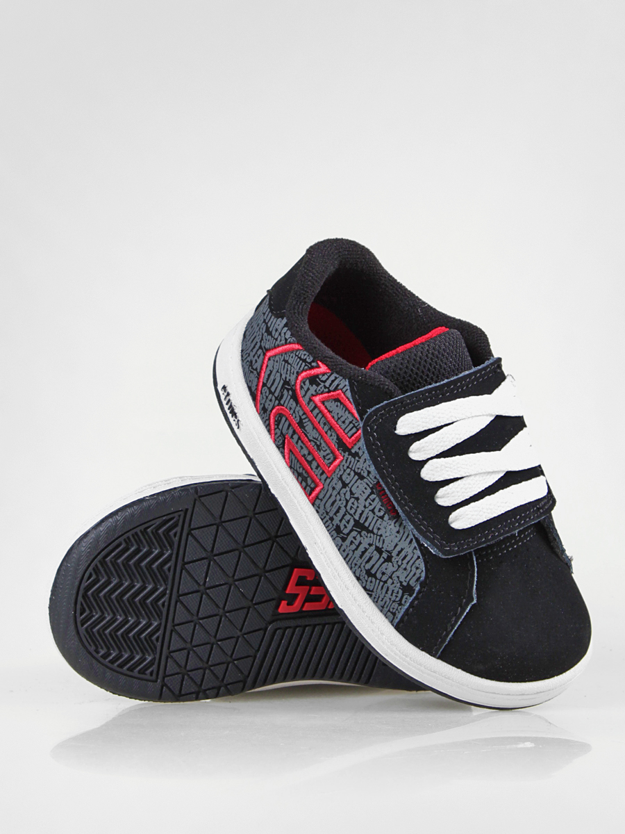 Dziecięce buty Etnies Toddler Fader (black/grey)