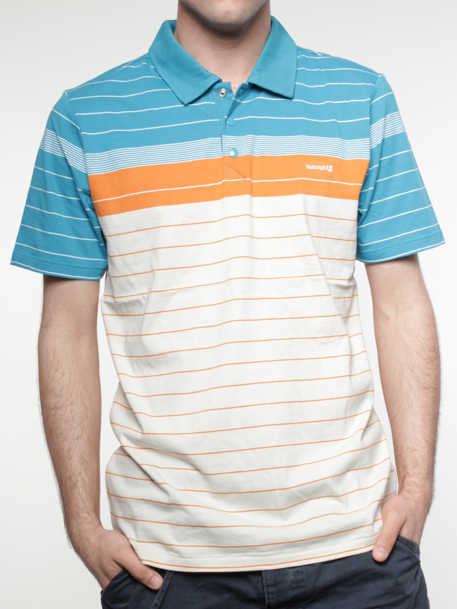 Koszulka polo Burton Time Line (peacock)