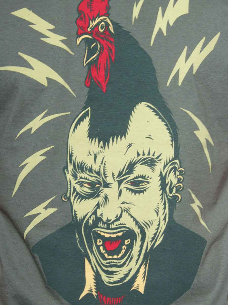 T-Shirt Turbokolor Punk (olvgrn)