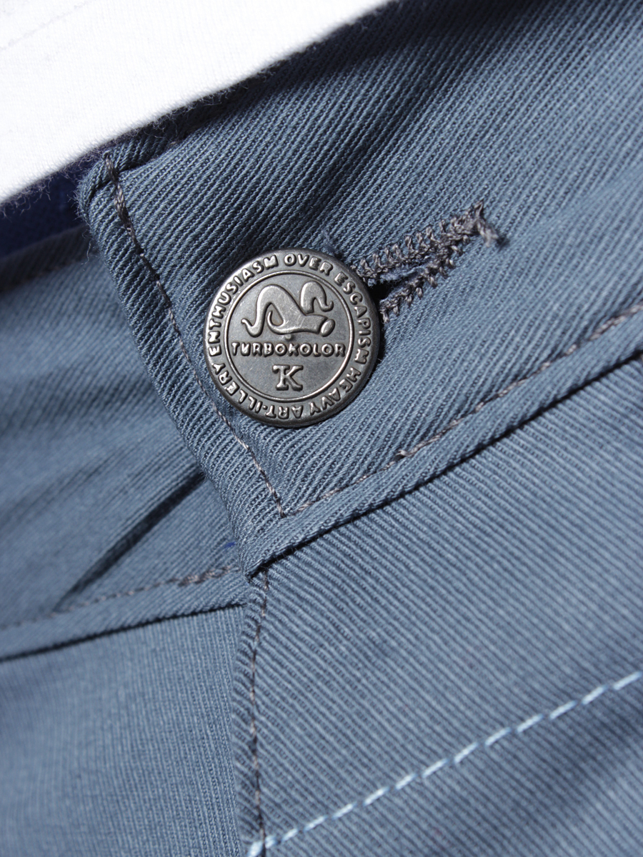 Spodnie Turbokolor Chinos Regular-Fit (ocean grey)