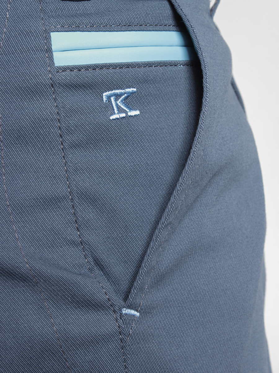 Spodnie Turbokolor Chinos Regular-Fit (ocean grey)