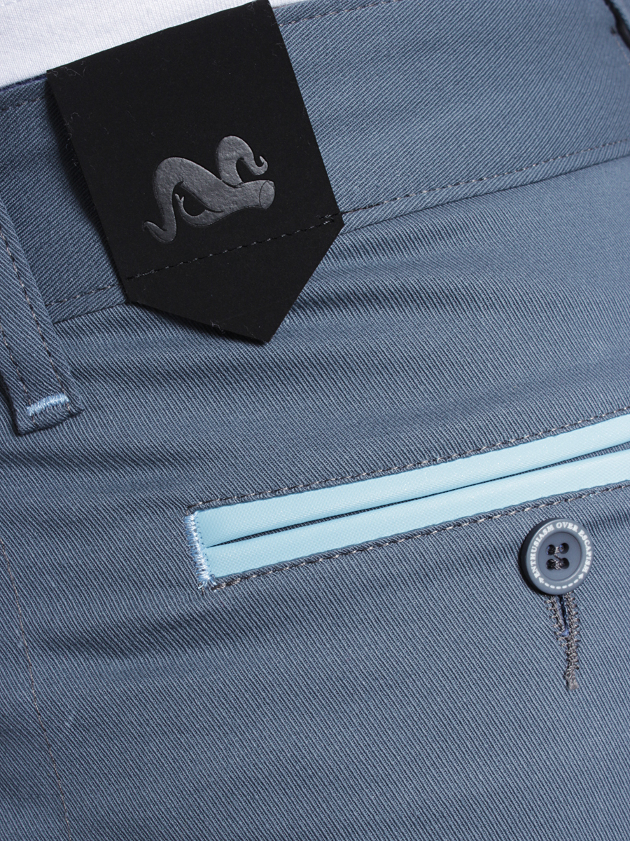 Spodnie Turbokolor Chinos Regular-Fit (ocean grey)