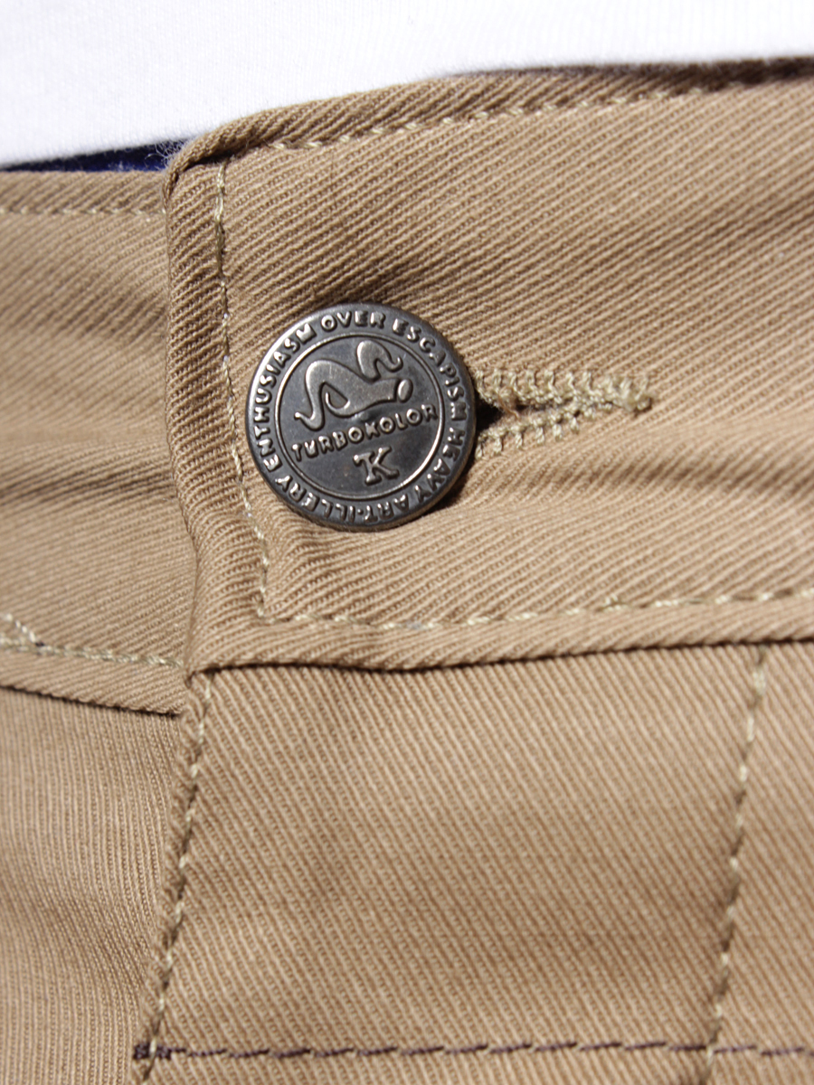 Spodnie Turbokolor Chinos Slim Fit (khaki)